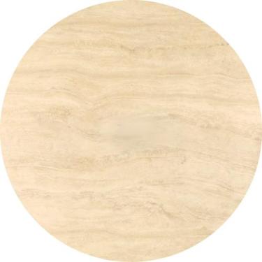 Imagem de Tampo de Mármore Redondo 1,50m - Tatu Bola Móveis, Travertino Romano