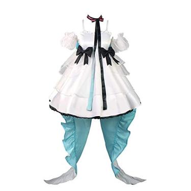 Imagem de Vestido de princesa Snow 2020 Magic Future Cosplay fantasia Halloween Carnaval conjunto completo, Tamanho:, M