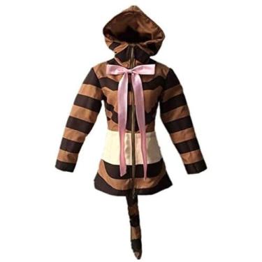 Imagem de Cos Kemono Friends Project moletom com capuz cosplay fantasia de Halloween conjunto completo adulto fantasia, Feminino P, One Size