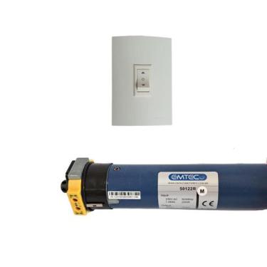 Imagem de Motor Tubular 50n 220v C/ Botoeira P/ Persiana/toldo 112kg - EMTECO