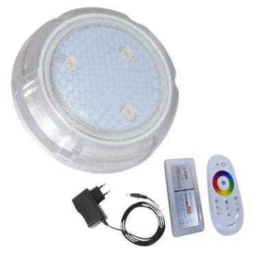 Imagem de Kit Hiper Led 6W RGB Policarbonato Piscina Alvenaria Brustec