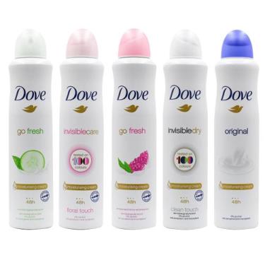 Imagem de Dove Desodorante Antitranspirante Aerosol - Pacote com 5 Unidades (250