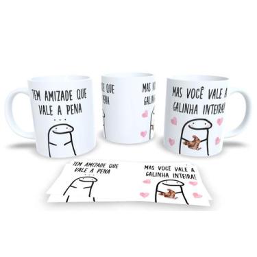 Imagem de Caneca de Porcelana Personalizada Flork Frases Engraçadas, Divertidas 