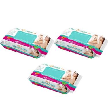 Imagem de Kit Toalha Umedecida Meu Bebe Ultra 300 unidades - HYGIELINE