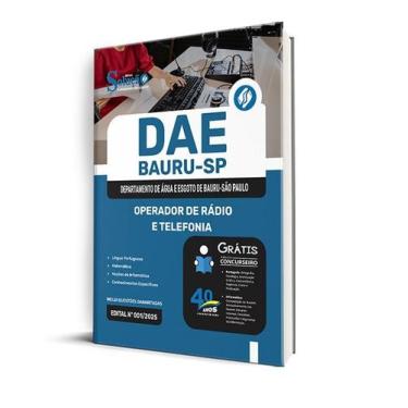 Imagem de Apostila DAE Bauru  - Operador de Rádio e Telefonia - Editora Solução