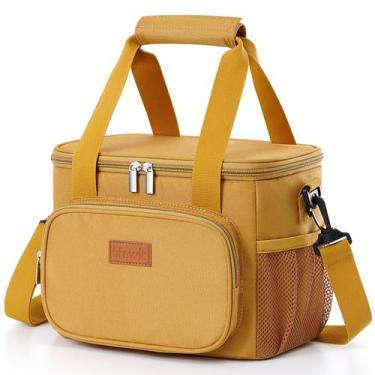 Imagem de Lancheira Lifewit Lancheira com isolamento médio 8,5 L marrom de 12 la