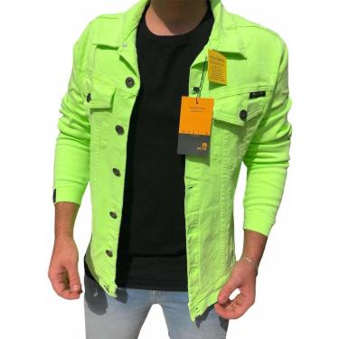 Imagem de Jaqueta Sarja Colorida Neon Masculina Premium Top-Masculino