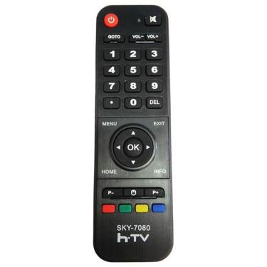 Imagem de Controle Remoto Receptor Tv Htv 3 5 Smart 4k Full Hd