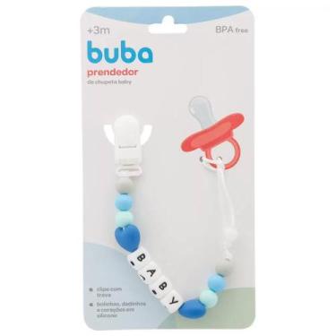Imagem de Prendedor De Chupetas Baby Azul Buba