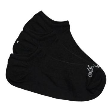 Imagem de Kit com 3 pares de Meia de Cano Invisível Kappa Super In, Preto