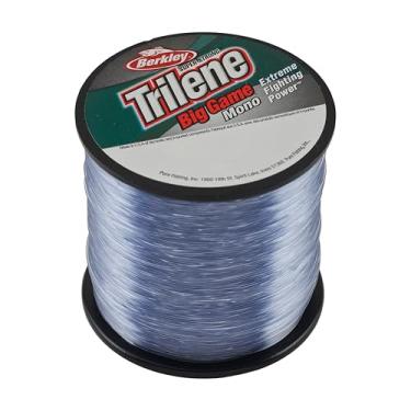 Imagem de Berkley Trilene® Big Game™, azul aço, 13,6 kg | 13,6 kg, 440 m | linha de pesca monofilamento de 402 m, adequada para ambientes de água salgada e doce