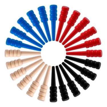 Imagem de Cribbage Pegs Gosknor Wooden for Cribbage, jogo de tabuleiro, 24 unidades