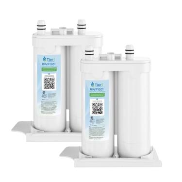 Imagem de Tier1 Filtro de água para geladeira PureSource2, pacote com 2 | Substituição para WF2CB, NGFC 2000, 1004-42-FA, 469911, 469916, FC100, EWF2CBPA, FC300, EWF01, EFF-6029A, MB-100, Filtro de geladeira