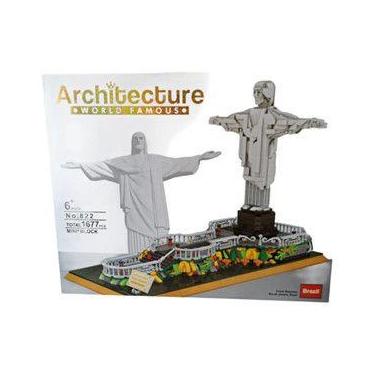 Imagem de Blocos De Montar Architecture Cristo Redentor 1677 Peças Toys import J