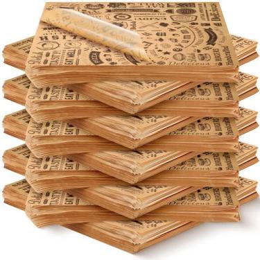 Imagem de Folhas de papel de cera Outus 1400 unidades, 30 x 30 cm, resistentes a