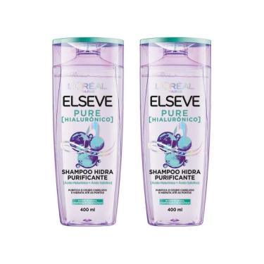 Imagem de Shampoo Elseve 400Ml Puro Hialuronico - Kit Com 2Un