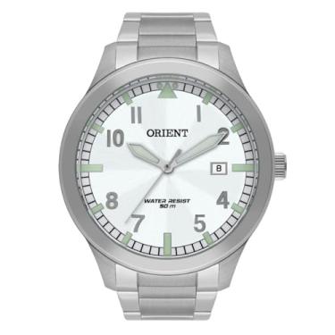 Imagem de Relógio Orient Masculino Prata Mbss1361b2sx Analógico 5 Atm Cristal Mineral Tamanho Extra Grande