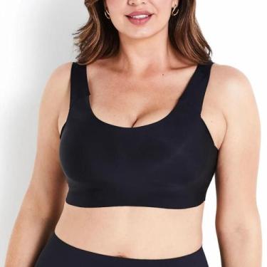 Imagem de Sutiã Top Sutop Cobertura Completa Zero Marcas Liz 51356, GG, Preto