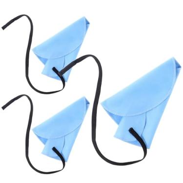 Imagem de 3 peças de pano de limpeza de saxofone, kit de limpeza de saxofone azul, pano de cotonete de clarinete para tubo interno, pano de limpeza de cotonete de clarinete para flauta, piccolo, trompete e