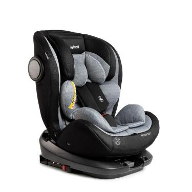 Imagem de Cadeirinha de Carro Mundi Isofix 360º Cinza - Infanti