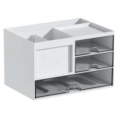 Imagem de Gaveteiro De Mesa E Escritório Porta Canetas Com Divisória - Neoimp