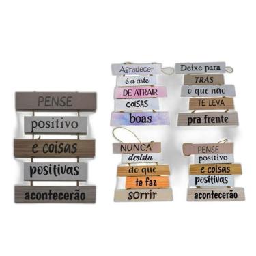 Imagem de Placa Decorativa 19X32Cm Mdf Contém: 1 Unidade