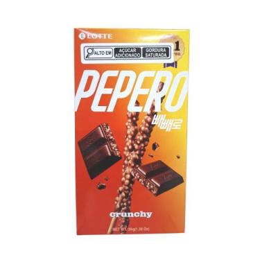 Imagem de Palito De Chocolate Pepero Crunchy 39g - Lotte