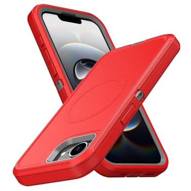 Imagem de MXX Capa compatível com iPhone 2025, capa protetora de 3 camadas, superprotetora, resistente, resistente, à prova de choque e poeira, projetada para Apple iPhone 4ª geração de capa de celular de 6,1