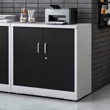 Imagem de Armário Baixo de Aço Reforçado com Chave Escritório - Isma