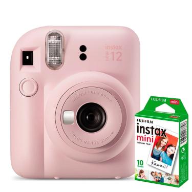 Imagem de KIT Câmera Fujifilm Instax Mini 12 Rosa + Filme de 20 Poses