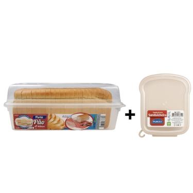 Imagem de Kit Sanduicheira + Porta Pão de Forma Porta Misto Quente