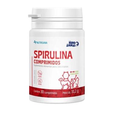 Imagem de Spirulina Nutrisana Suplemento Alimentar 30cpr - Mundo Animal