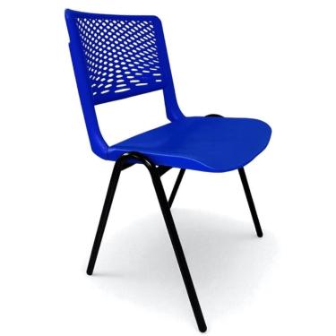 Imagem de Cadeira de Plástico Resistente e Pés em Metal Verona Bege