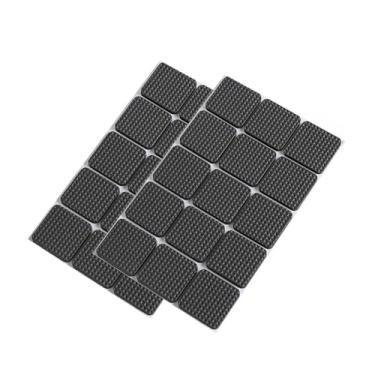 Imagem de Almofadas quadradas de EVA para móveis, 30 peças de protetores de perna de mesa antiderrapantes espessos, almofadas de proteção de piso multiuso para cadeiras, mesas e bancos, BLC43-04