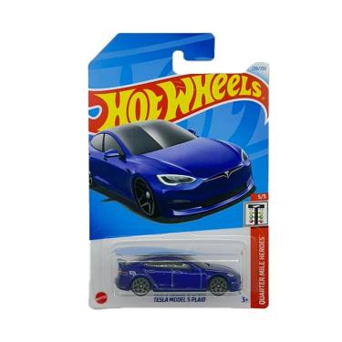 Imagem de Miniatura Carro Tesla Model S Plaid 1:64 Hot Wheels