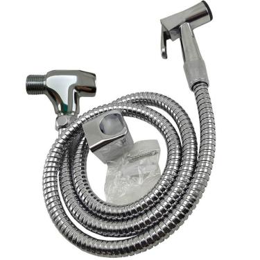 Imagem de Desviador Chuveirinho Inox Gatilho Para Ducha Aquecedor Solar E Gás Alta Qualidade E Durabilidade