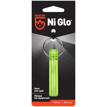 Imagem de GEAR AID Ni Glo Chaveiro brilhante recarregável UV de 5 cm – Acessório multiuso que brilha no escuro para acampamento, mergulho, pesca noturna, caminhadas, kits de emergência e uso diário, amarelo, 1