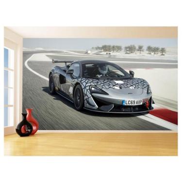 Imagem de Papel De Parede 3D Carro Mc Laren Pista Super 3,5M Car267 - Você Decor