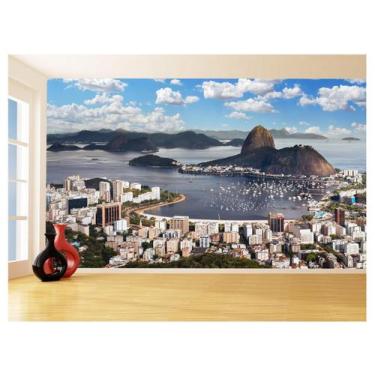 Imagem de Papel De Parede Cidade Rio De Janeiro Céu Sol 3,5M Ncd327 - Você Decor