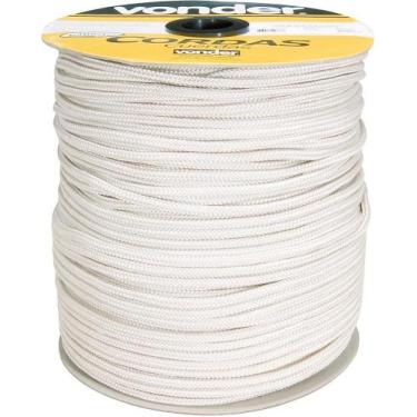 Imagem de Corda Multifilamento Trançada 12,0Mm 11,0Kg 111 Metros Branc - Vonder
