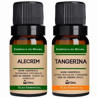 Imagem de Kit 2 Óleos Essenciais 10Ml - Alecrim + Tangerina - Essencia Brasil