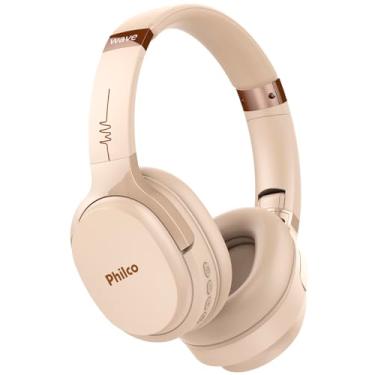 Imagem de Fone de ouvido, Conexão Bluetooth 5.0, 150mW, Concha almofadada, PFO01BTG, Rose gold, Philco