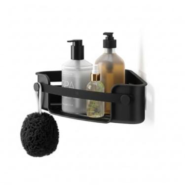 Imagem de Suporte Porta Shampoo com Ventosas Easy Life – Organização Sem Furos – Drenagem Integrada – Plástico Resistente – Ideal para Banheiros, Azulejos e Box