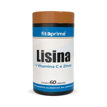 Imagem de Cloridrato de Lisina + Vitamina C Zinco 60 Cápsulas Fitoprime