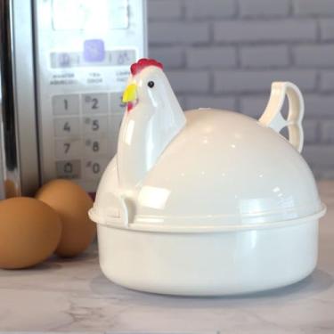 Imagem de Recipiente para Cozinhar Ovos no Micro-ondas Easy Kitchen para até 4 Ovos