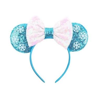 Imagem de Tiara De Orelhas De Rato Do Castelo Da Disney Com Fogos De Artifício P