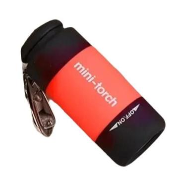 Imagem de Lanterna Mini USB Recarregável Para Chaveiro, Luz De Dedo Para Camping