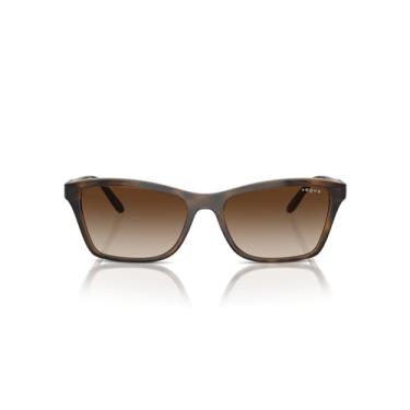 Imagem de Óculos de Sol Vogue Eyewear 0VO5551S 238613 Tam 54 / Marrom - Lentes Marrom Gradiente