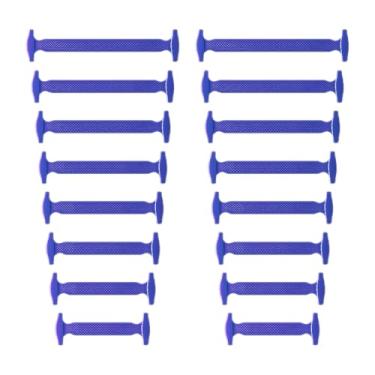 Imagem de Kit Cadarços de Silicone Elástico (Azul-Escuro)
