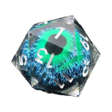 Imagem de Dado D20 Jumbo De 55mm Com Emissão De Luz Para Dungeons And Dragons, C